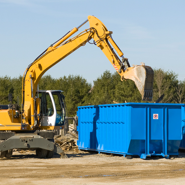 how many times can i have a residential dumpster rental emptied in White City